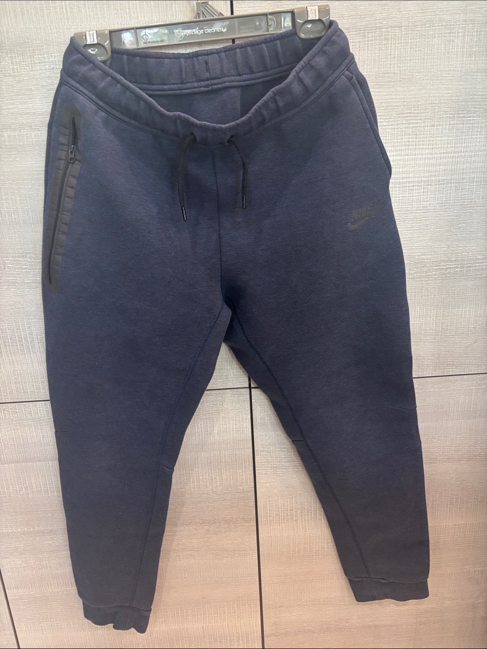 Youth Nike Navy Blue Fleece Joggers with Zipper Pocket